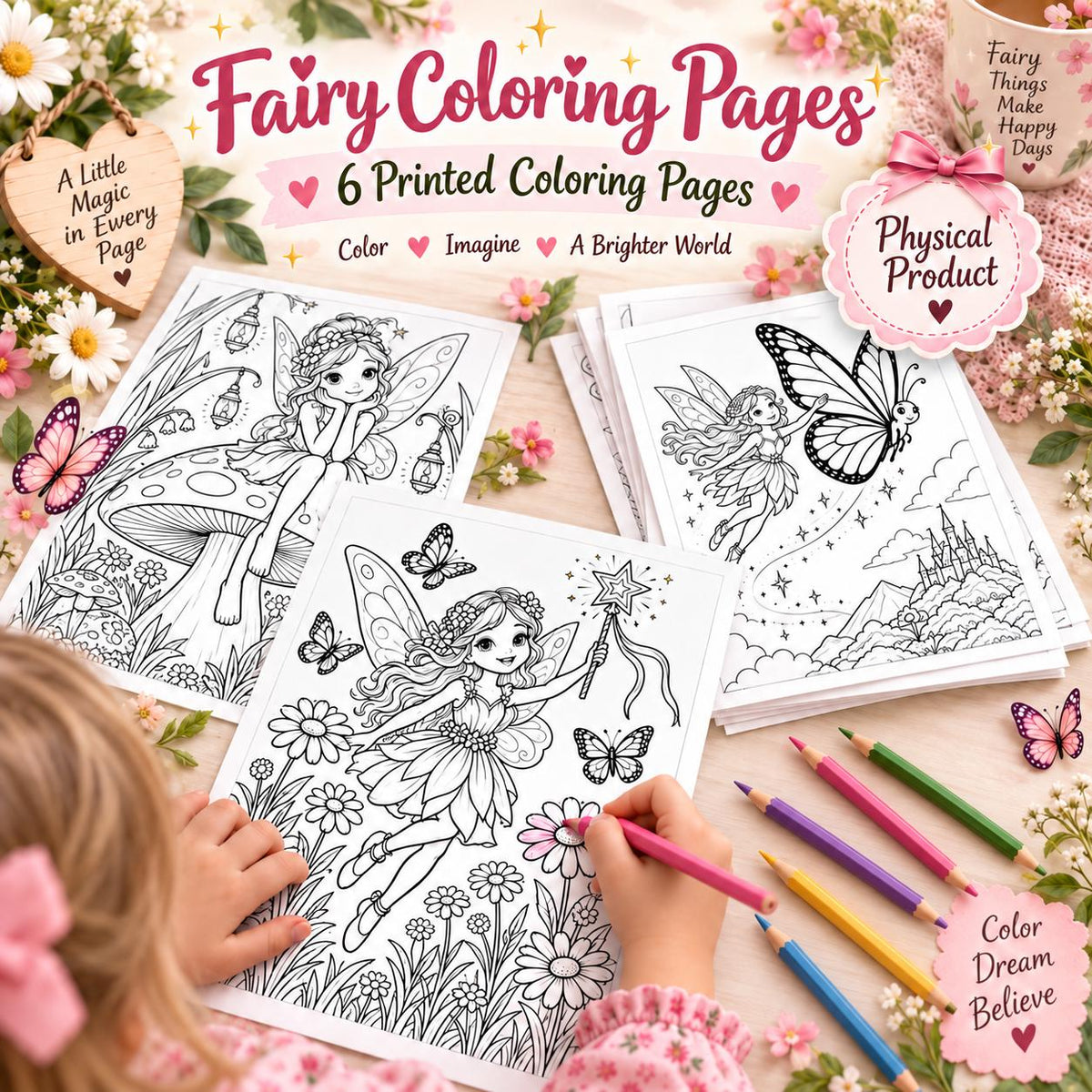 Fairy Mini Coloring Book