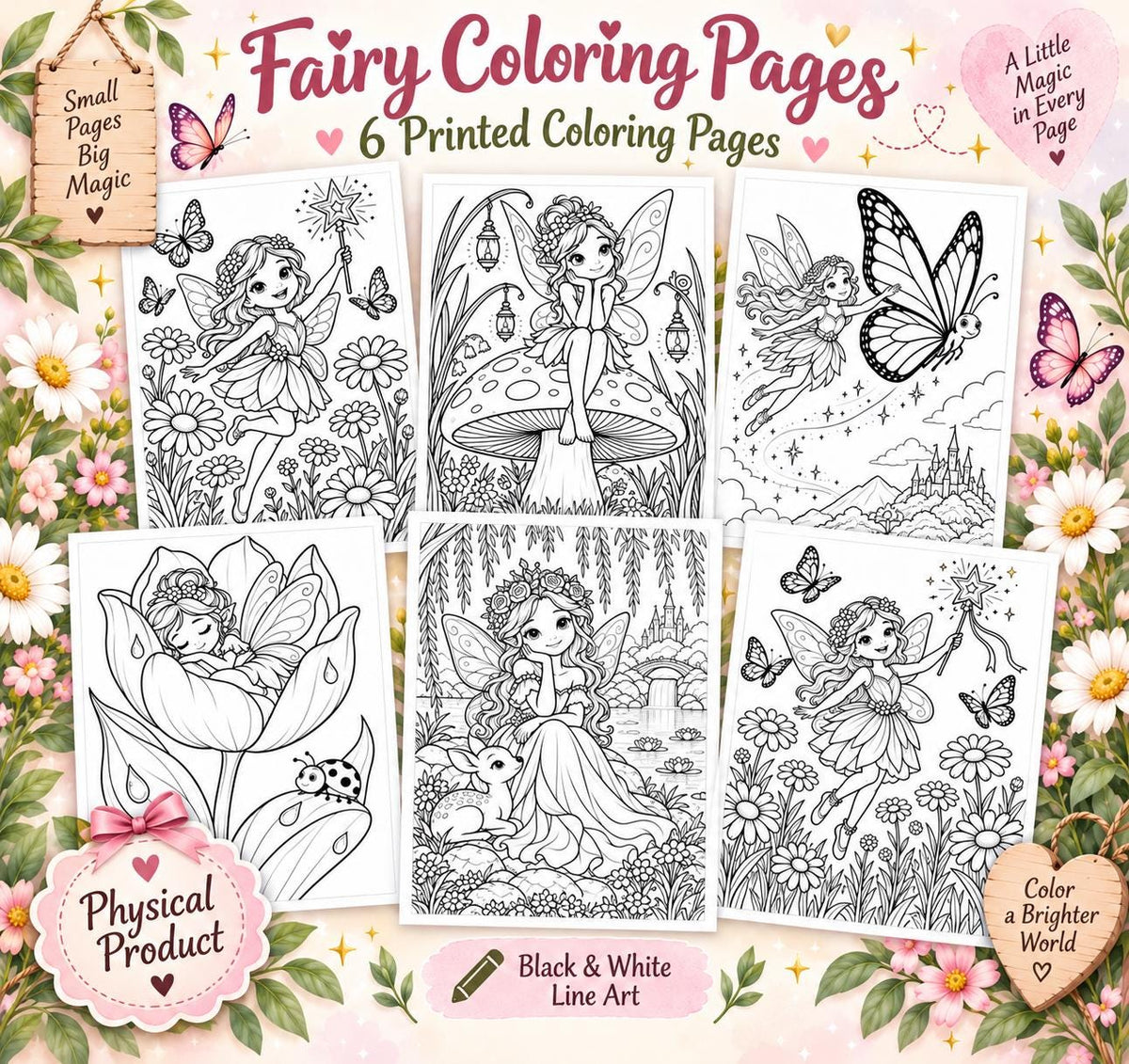 Fairy Mini Coloring Book