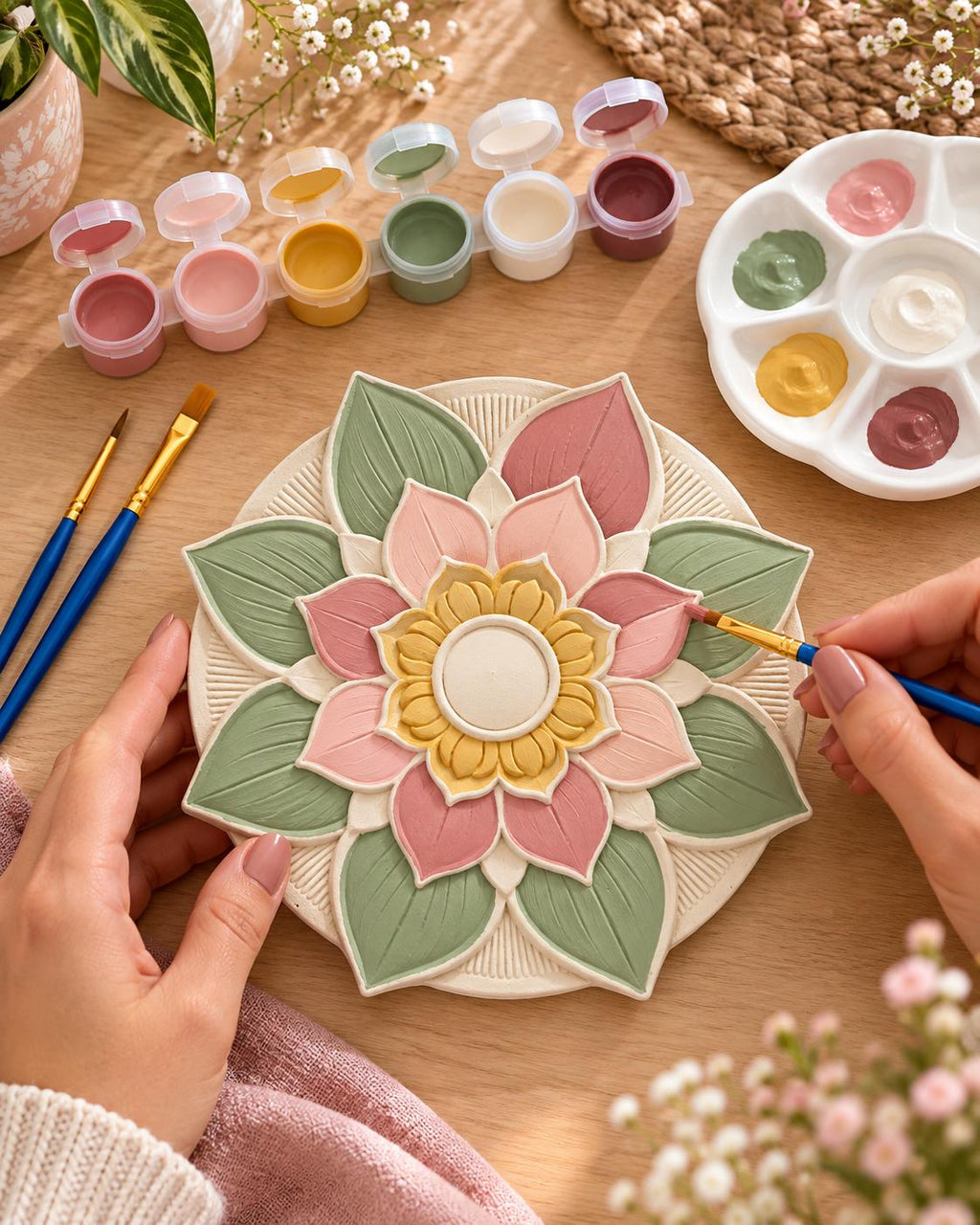 Mandala Lotus Flower Painting Kit