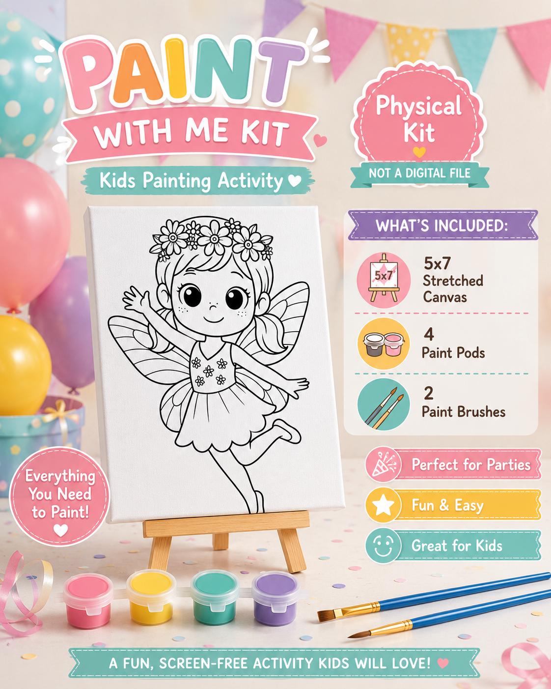 Fairy- Kids Canvas Kit