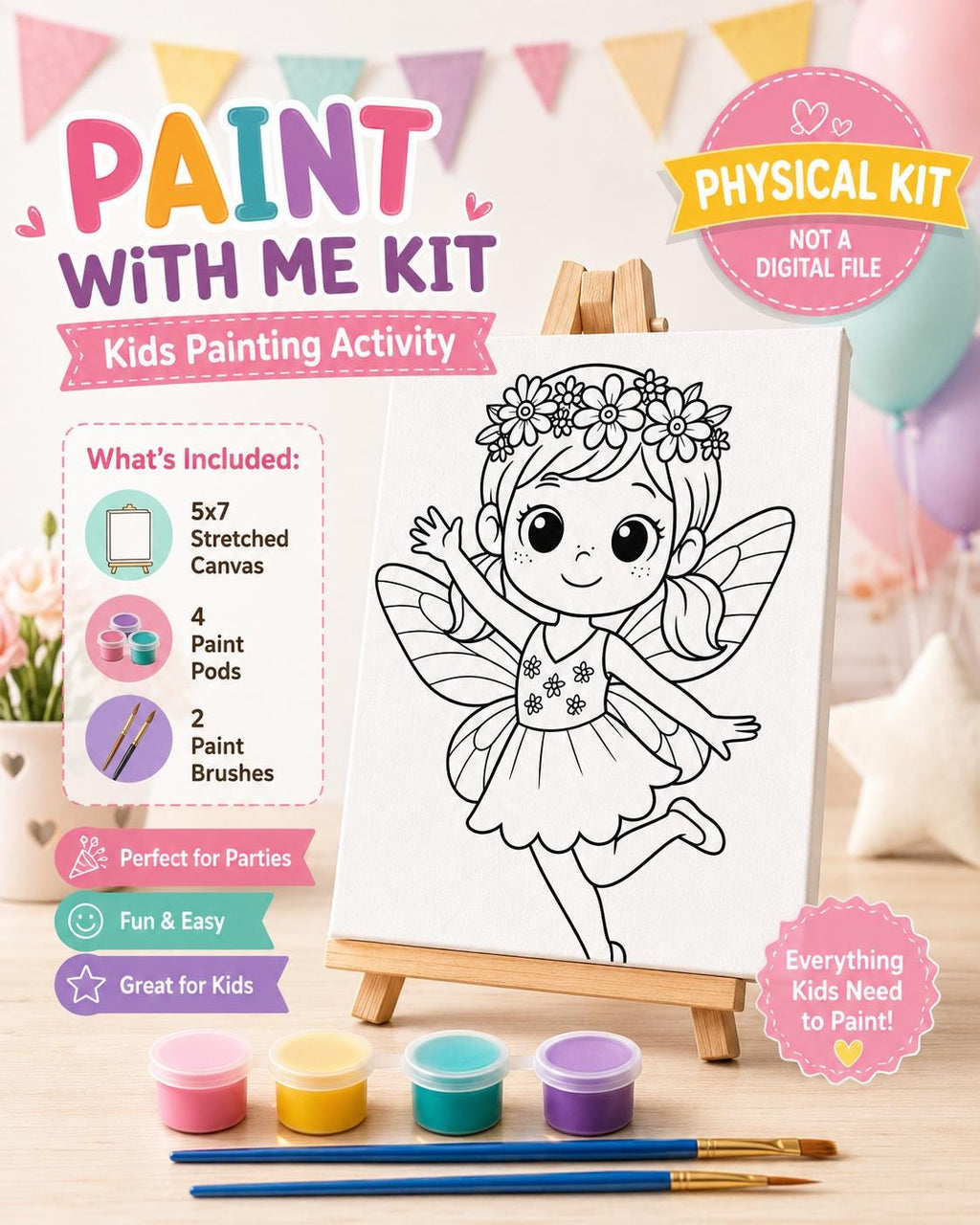 Fairy- Kids Canvas Kit