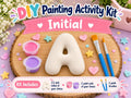 Bubble Letter Initial Craft Kit